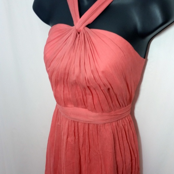 J Crew Sinclair Dress Silk Chiffon Dress -… - Picture 6 of 7